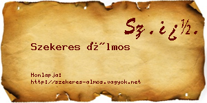 Szekeres Álmos névjegykártya